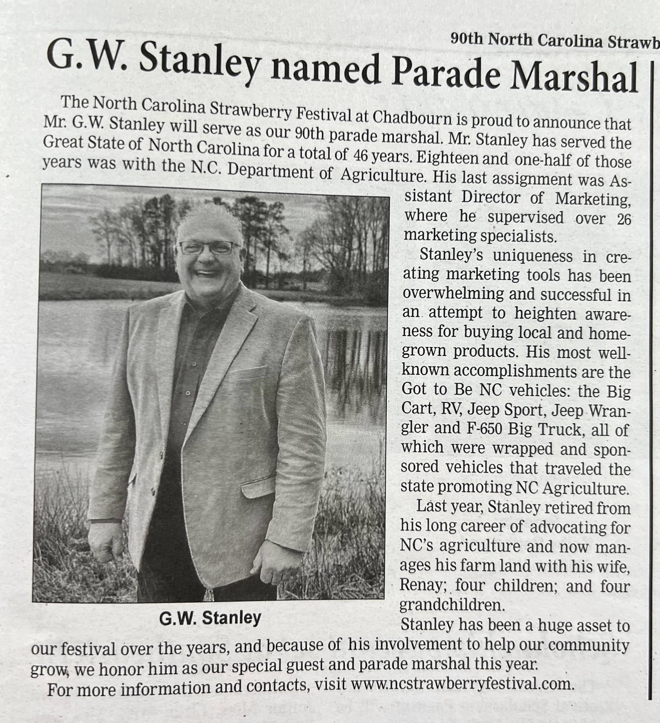 NC Strawberry Festival Memory