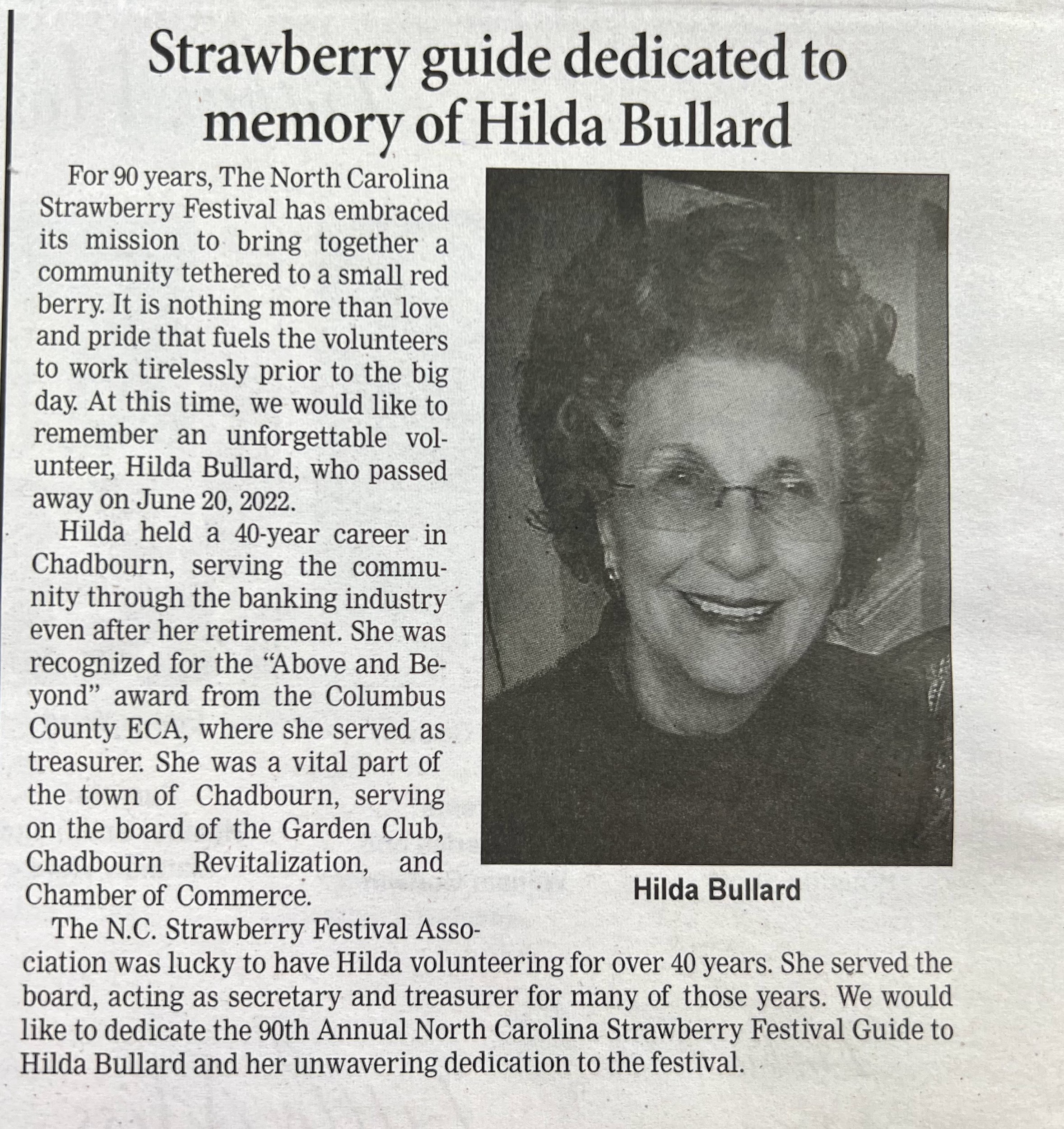 NC Strawberry Festival Memory