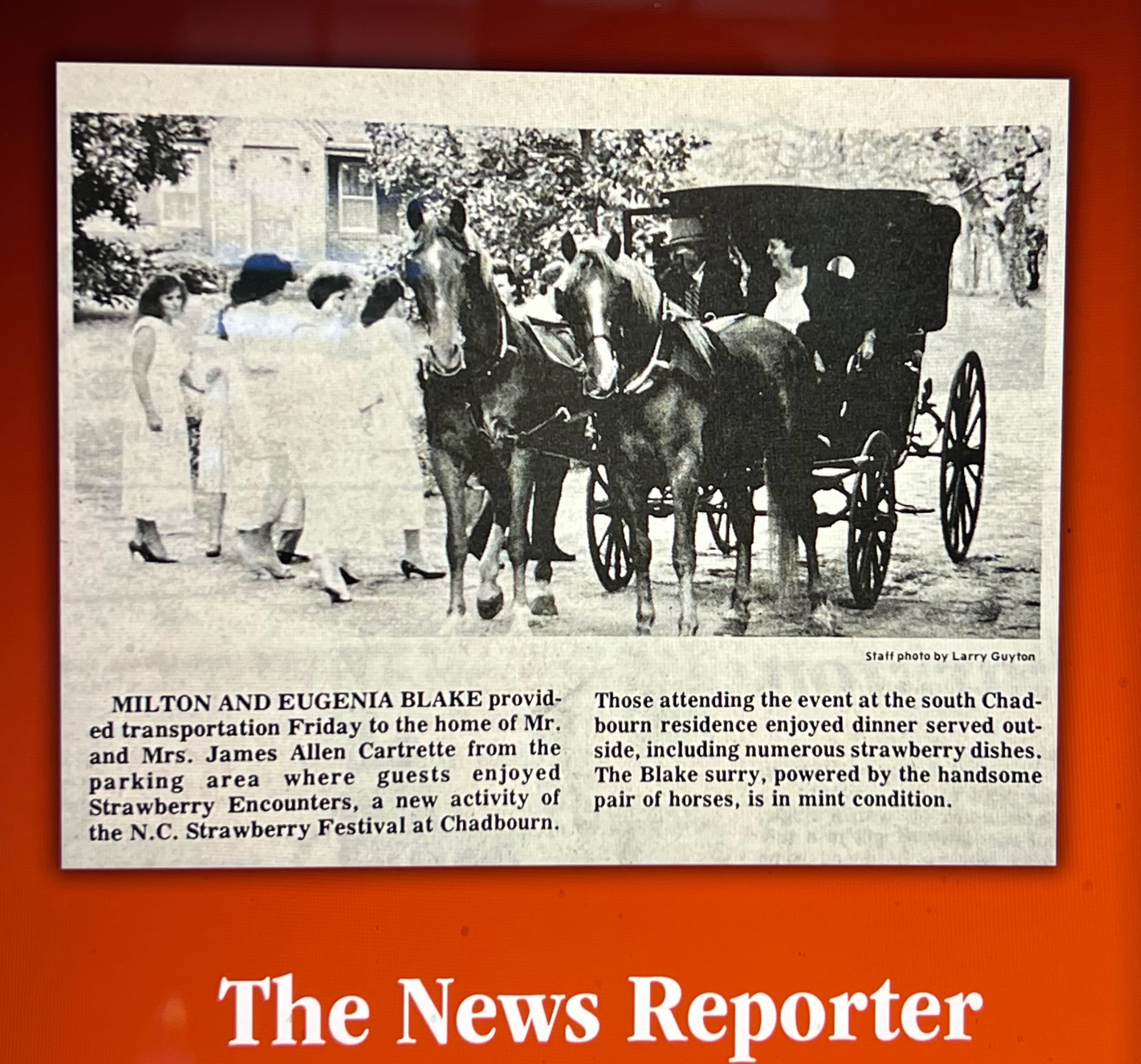 NC Strawberry Festival Memory