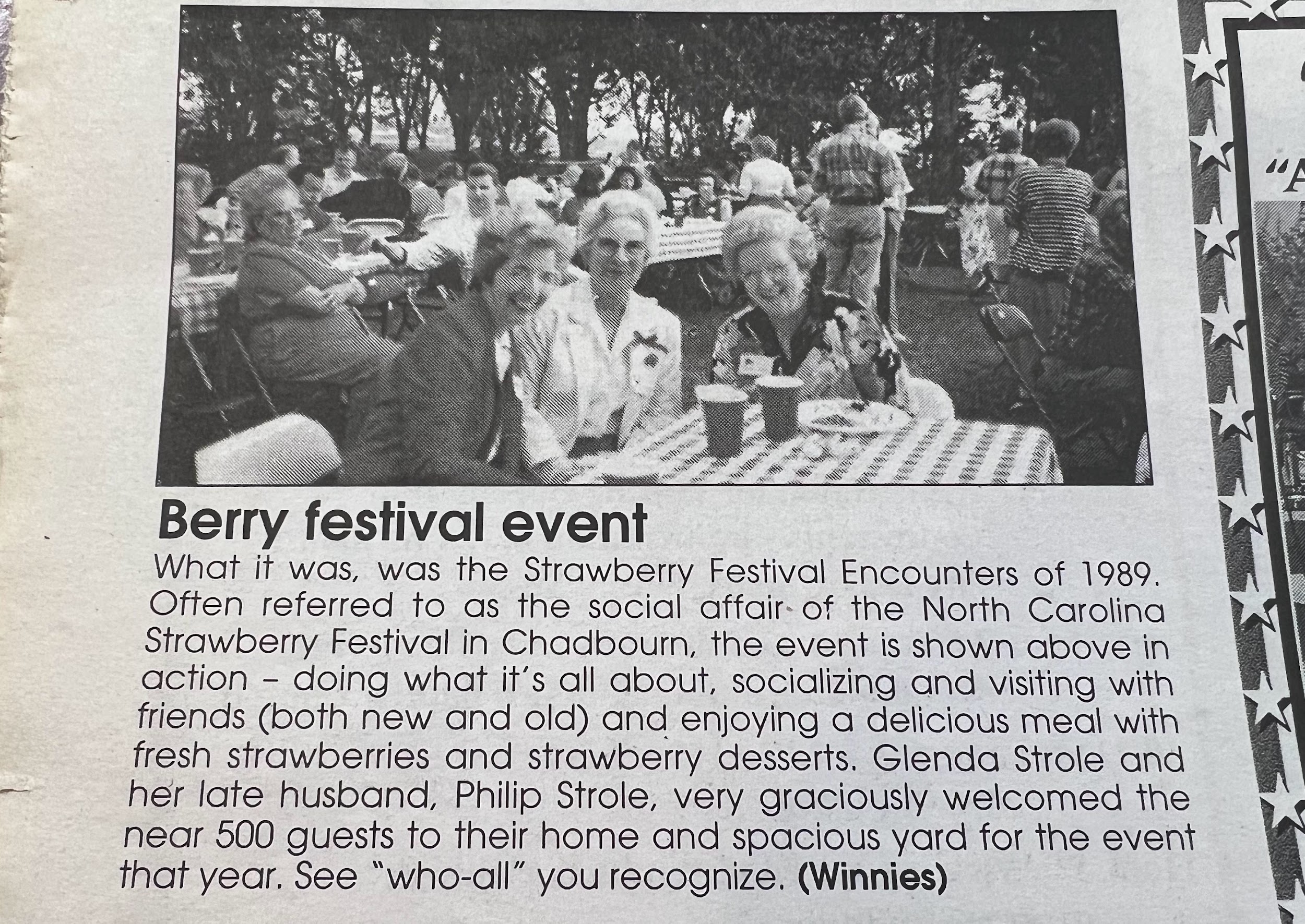 NC Strawberry Festival Memory