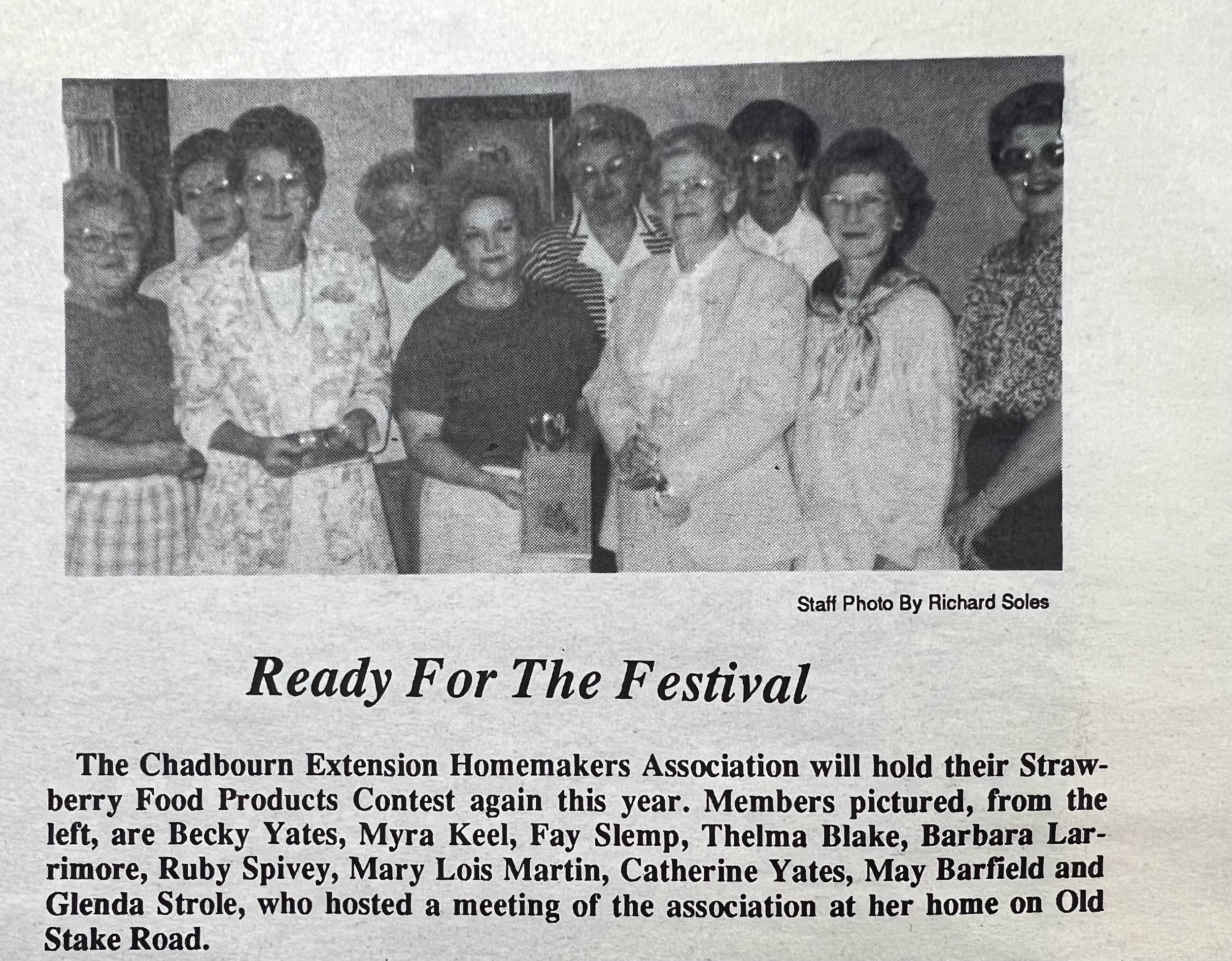 NC Strawberry Festival Memory