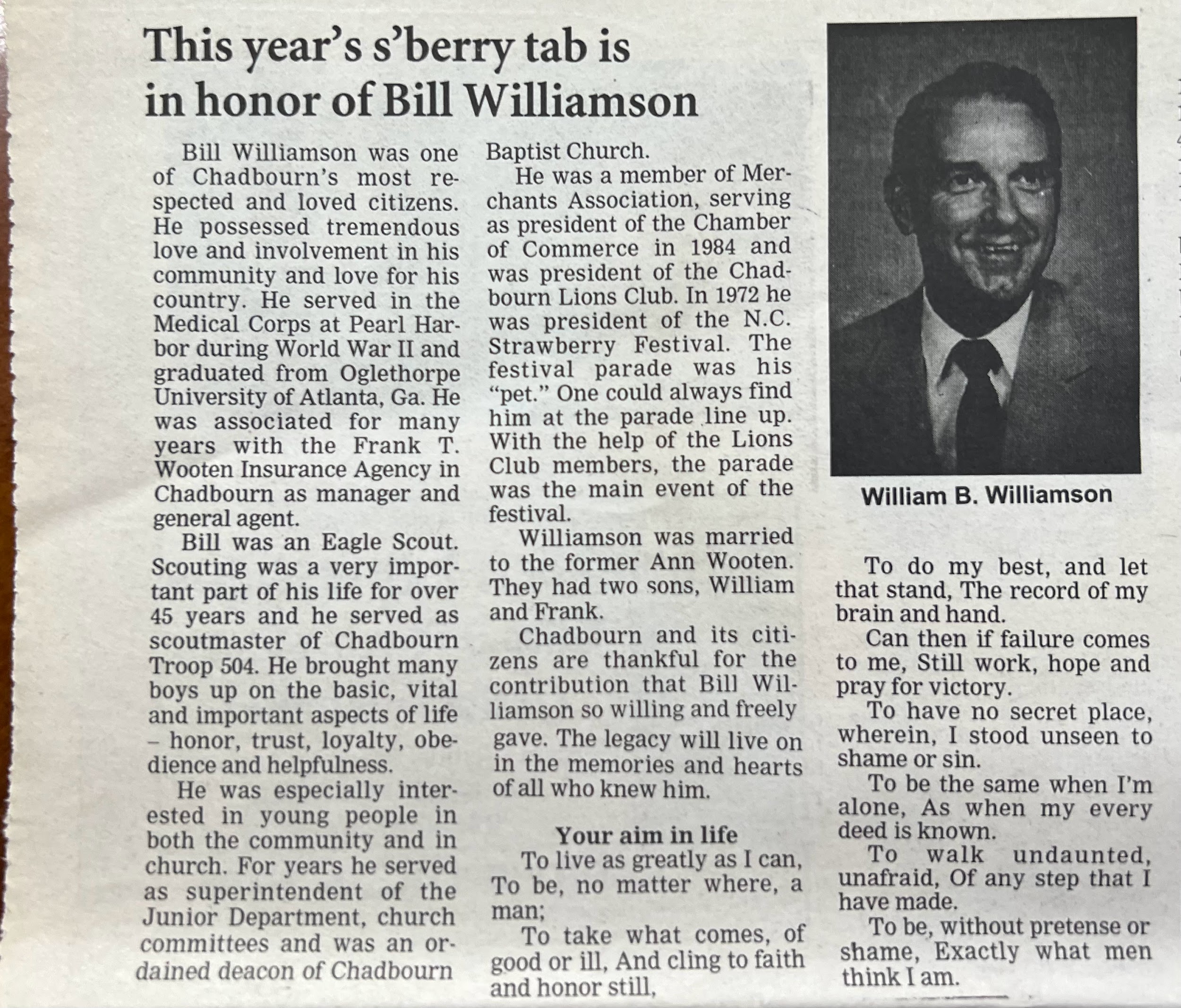 NC Strawberry Festival Memory