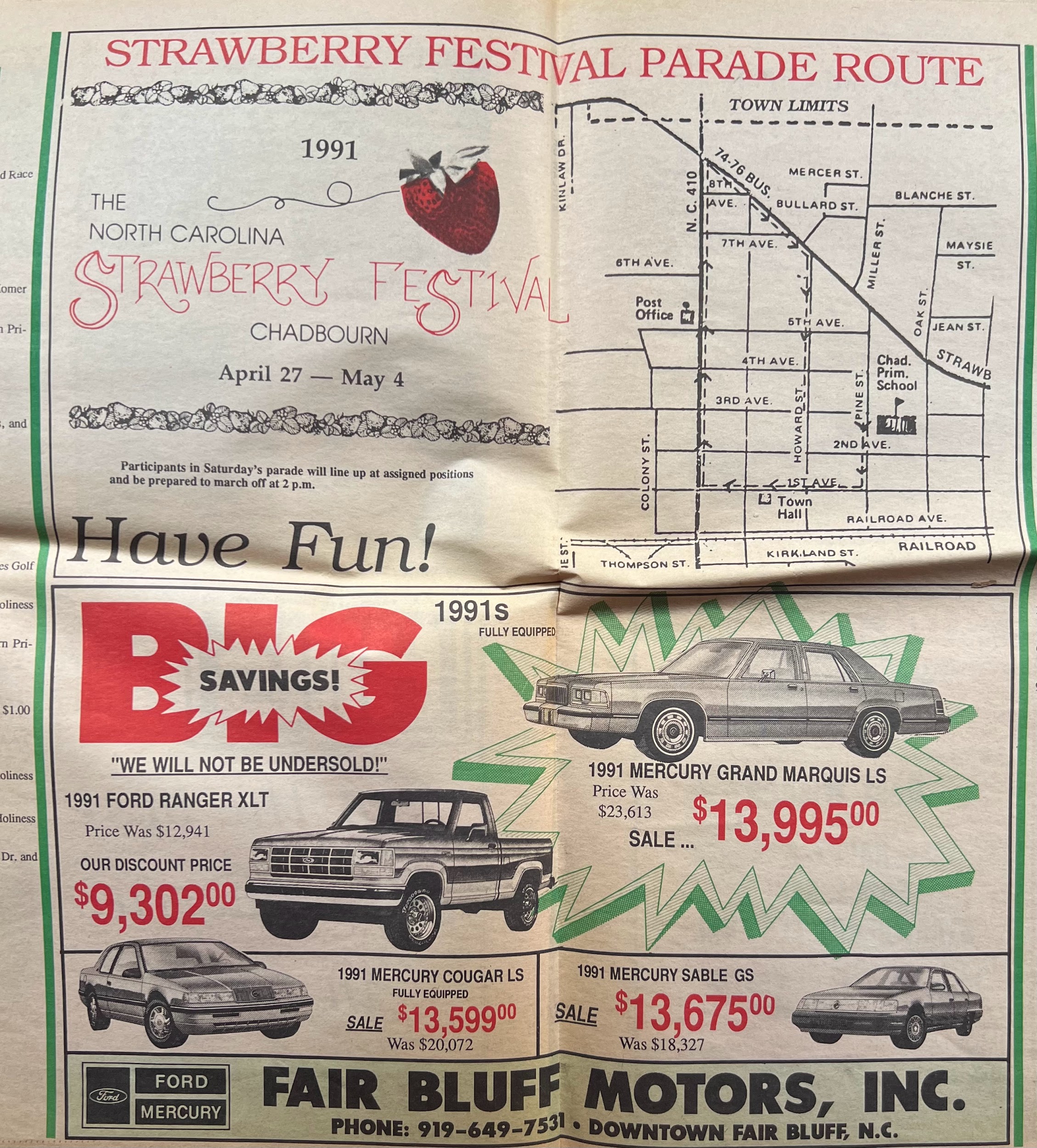 NC Strawberry Festival Memory