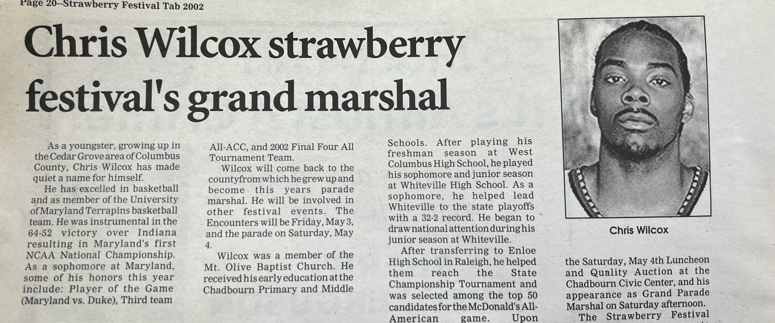 NC Strawberry Festival Memory